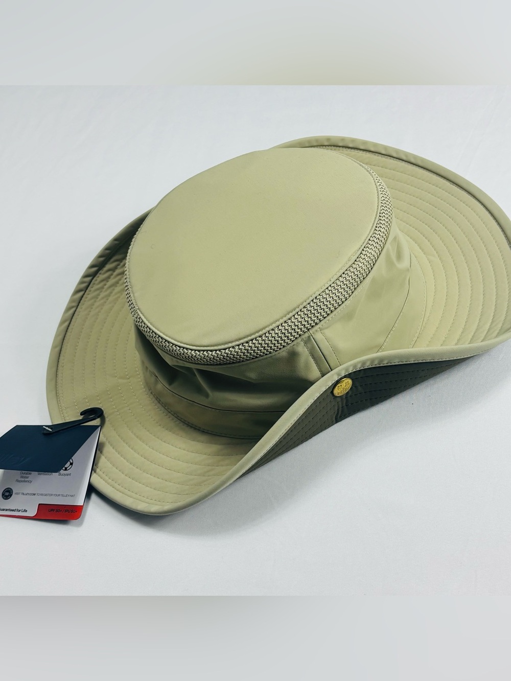 Tilley LTM3 Light Olive Boonie Hat with Braided Trim